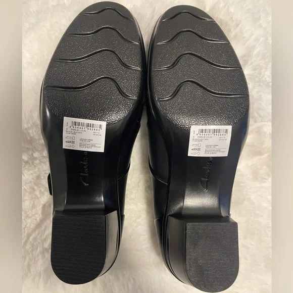 Clarks Women's Emslie Lulin Mary Jane Pump Black Size 9 1/2 M NWT - Picture 8 of 13